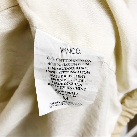 Vince lightweight khaki 3/4 sleeve jacket - Picture 5 of 5